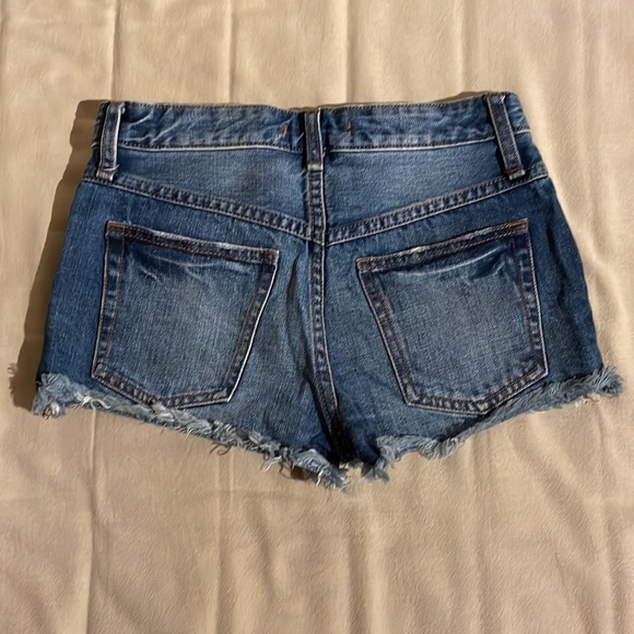Free People Rock Denim Uptown Short in Harbor - Picture 4 of 4